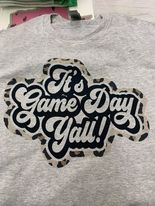 It's Game Day Y'all Grey Tee