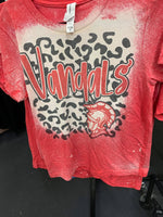 Youth Leopard Custom Vandals Bleached Tee