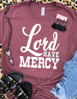 Lord Have Mercy Purple Tee