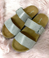 Silver Bling Sandals